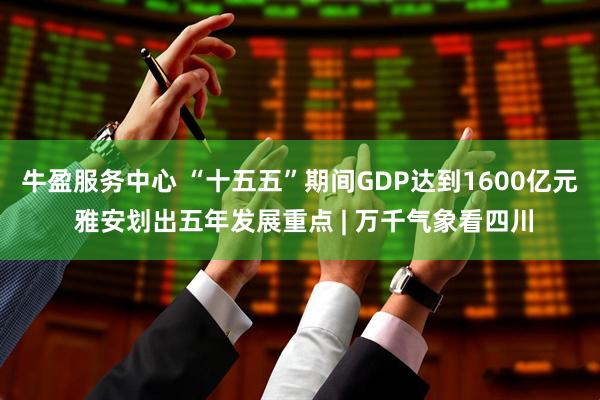牛盈服务中心 “十五五”期间GDP达到1600亿元 雅安划出五年发展重点 | 万千气象看四川